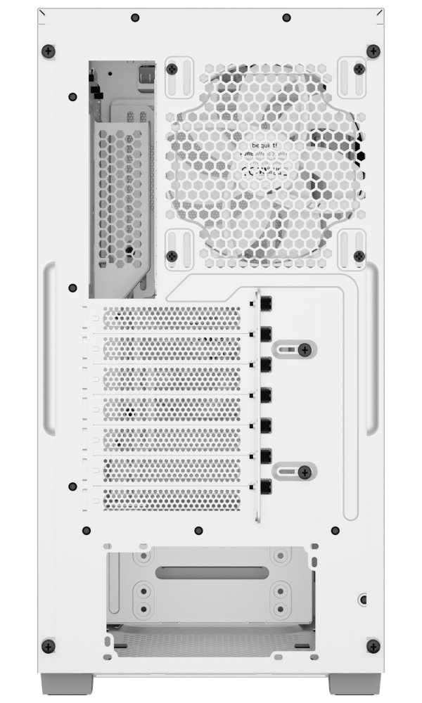 Be quiet! skříň PURE BASE 501 Airflow / ATX / 2x140mm fan / USB-C / perforovaný přední panel / bílá