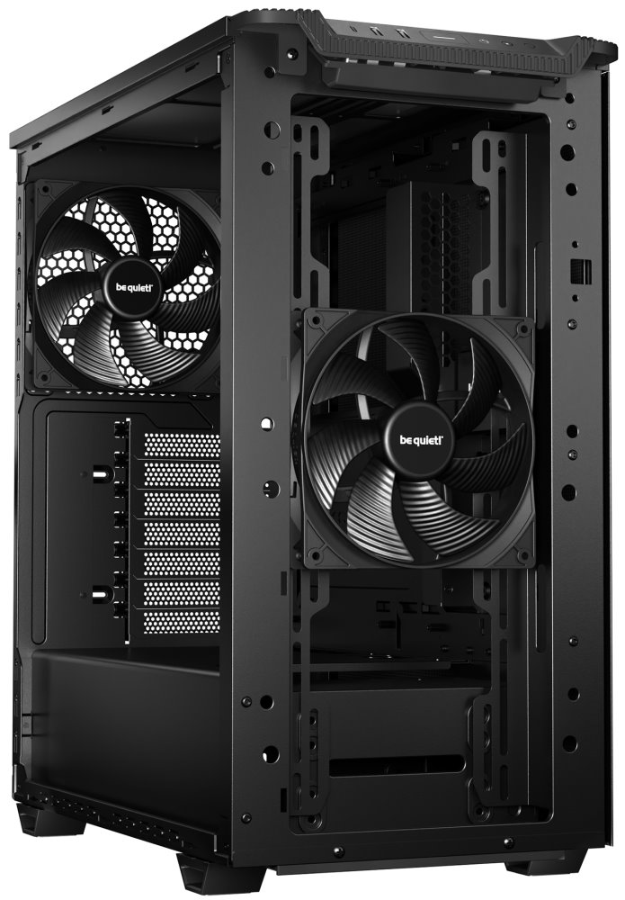 Be quiet! skříň PURE BASE 501 / ATX / 2x140mm fan / USB-C / černá