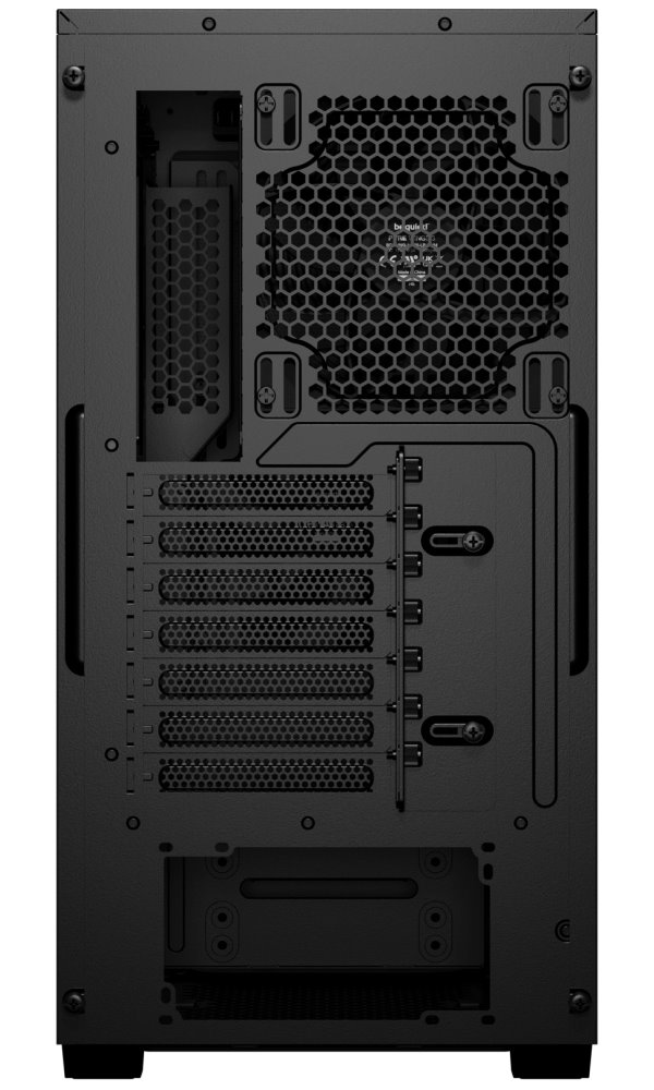 Be quiet! skříň PURE BASE 501 Airflow / ATX / 2x140mm fan / USB-C / perforovaný přední panel / černá