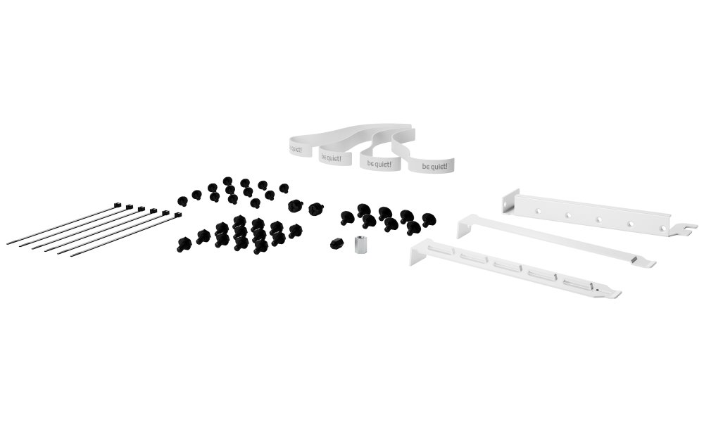Be quiet! skříň PURE BASE 501 Airflow Window ATX / 2x140mm fan / USB-C / perforovaný přední panel / tvrzené sklo bílá