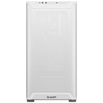 Be quiet! skříň PURE BASE 501 Airflow Window ATX / 2x140mm fan / USB-C / perforovaný přední panel / tvrzené sklo bílá