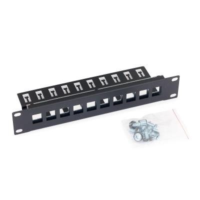 Triton 10' modulární patch panel 1U  pro max. 10ks keystone,otvor 14,8x17,5mm