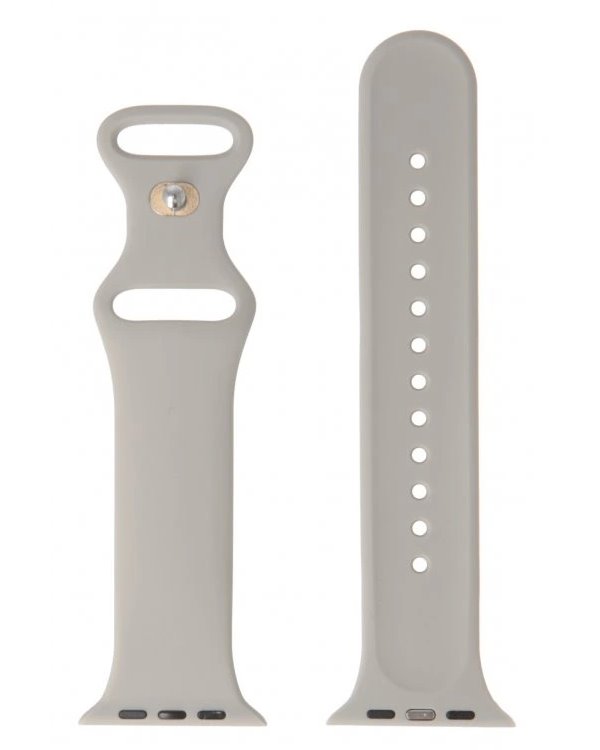 Swissten řemínek pro apple watch silikonový 42 / 44 / 45 / 49 mm kamenně šedý