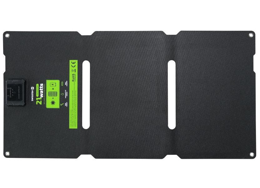 Swissten skládací solární panel 21w