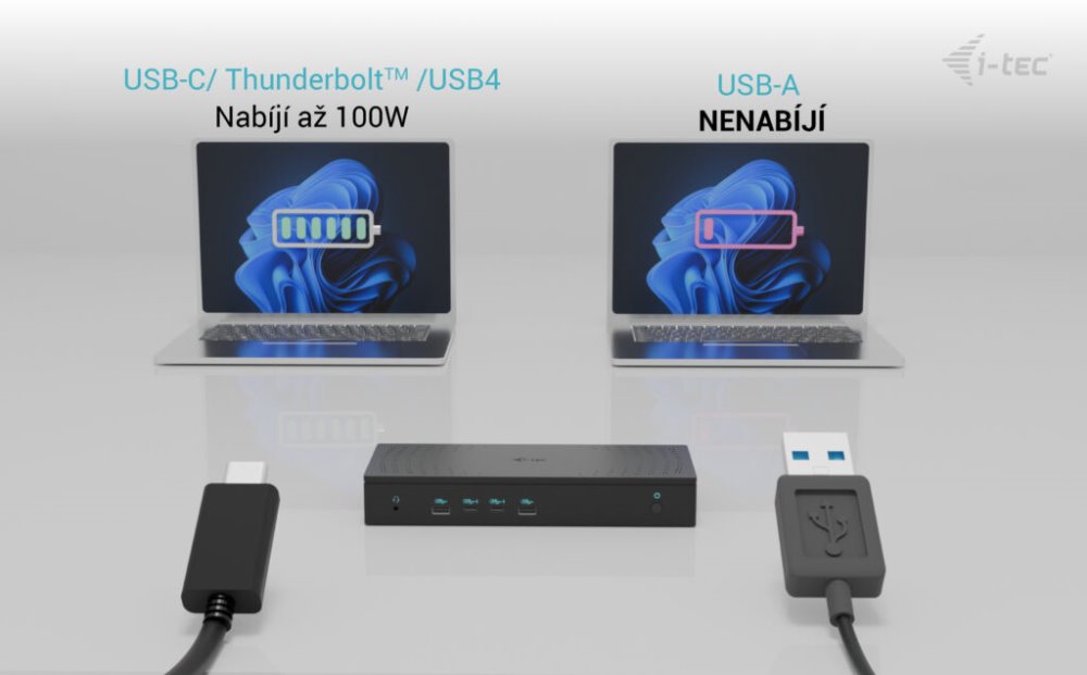 i-tec dokovací stanice Universal 5x 4K Display Docking Station, Power Delivery 100W