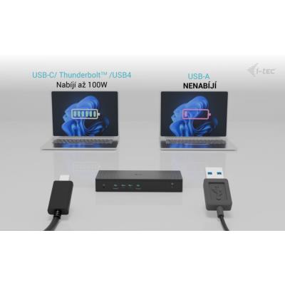 i-tec dokovací stanice Universal 5x 4K Display Docking Station, Power Delivery 100W