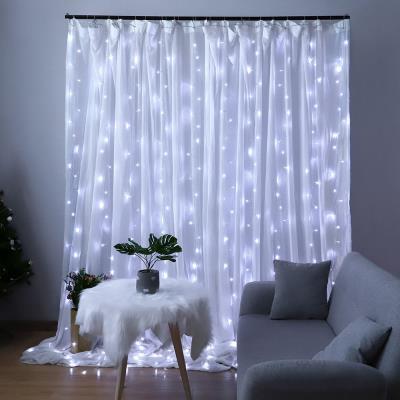 POŠKOZENÝ OBAL - COLORWAY LED girlanda/ vnitřní / 300 LED / délka 3 x 3m / studená bílá/ AC 220V
