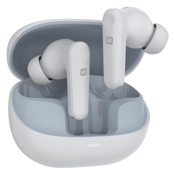 Swissten bluetooth anc sluchátka focus bílá