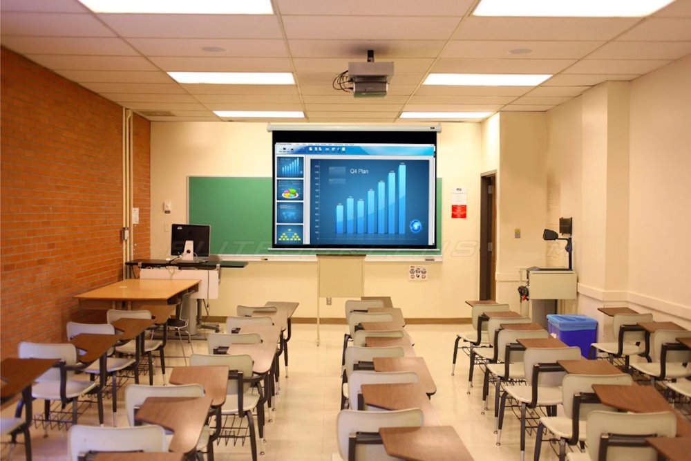 ELITE SCREENS plátno roleta 80" (203,2cm)/ 4:3/ 121,9×162,6cm/ gain 1.1/ case bílý