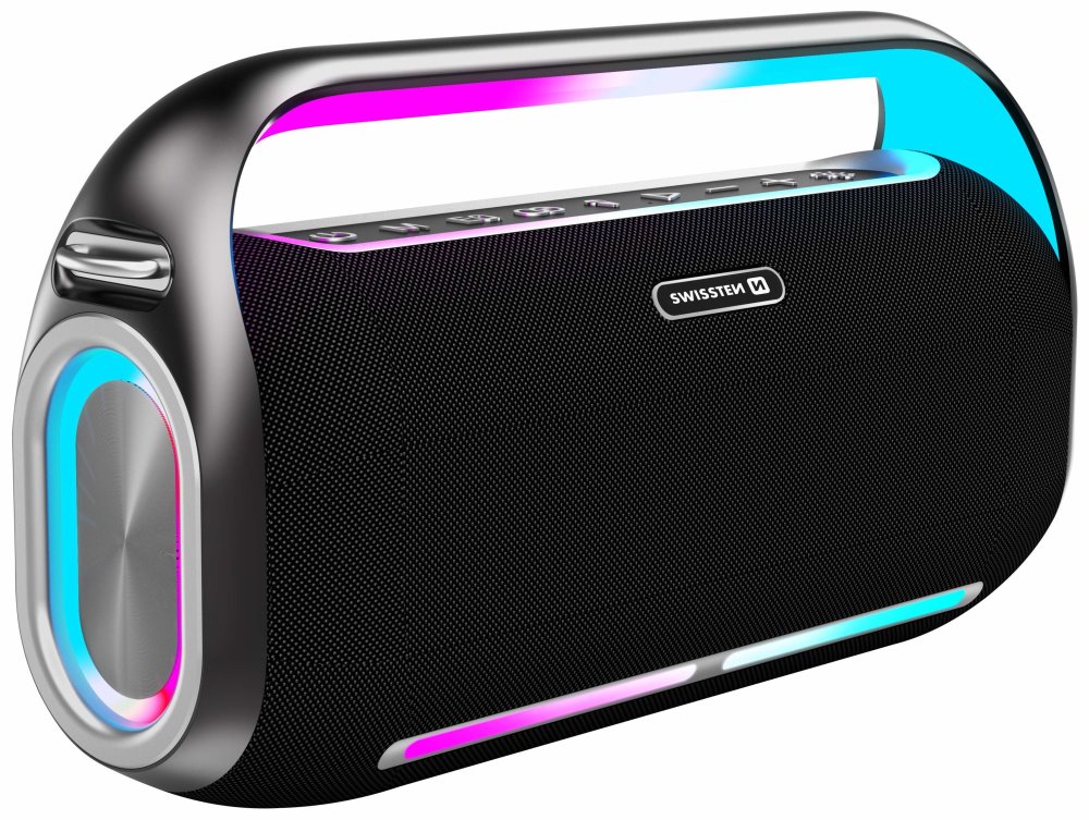 Swissten bluetooth reproduktor harmony 200w černý