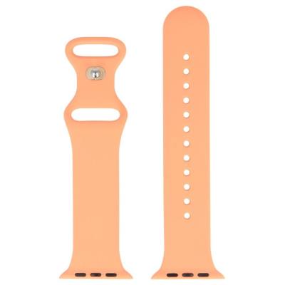 Swissten řemínek pro apple watch silikonový 38 / 40 / 41 mm oranžově růžový