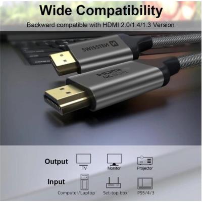Swissten kabel hdmi na hdmi 4k 60hz 3,0 m