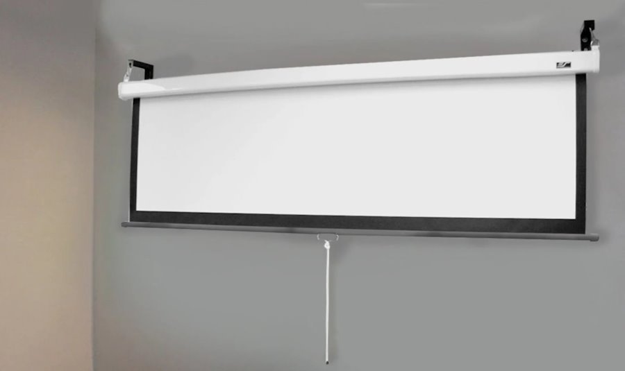 ELITE SCREENS plátno roleta 120" (304,8cm)/ 16:9/ 149,4×265,7cm/ gain 1.1/ case bílý/ MaxWhite FG/ slow retract