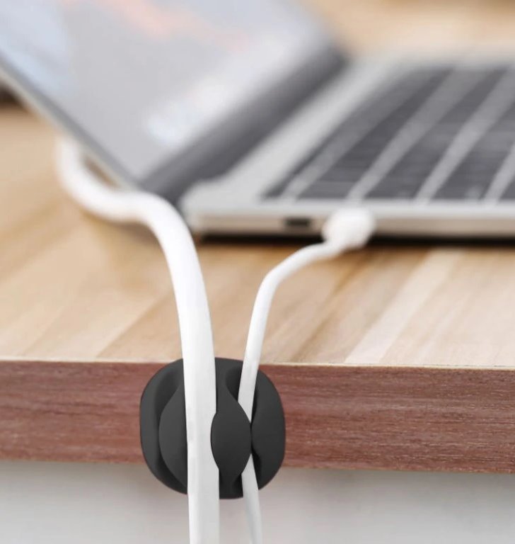 Swissten kabelový management - klipy na kabely 10ks