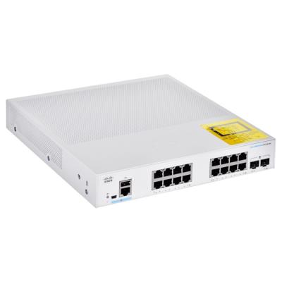 Cisco CBS250-16T-2G-EU 16-port GE Smart Switch, 16x GbE RJ-45, 2x 1G SFP, fanless, REFRESH
