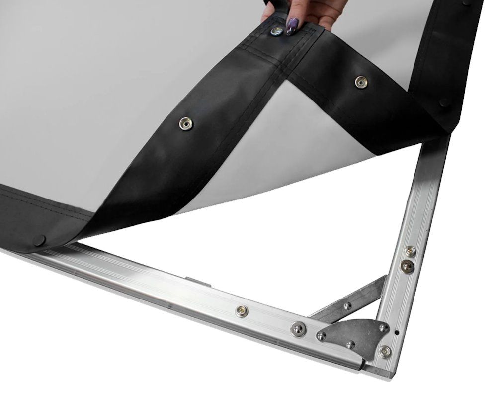 ELITE SCREENS plátno mobilní outdoor stativ 100" (254cm)/ 16:9/ 124,5×221,5cm/ hliníkový/ přední a zadní projekce