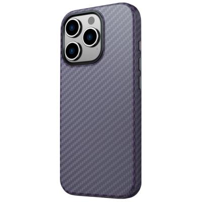 Swissten pouzdro magstick shell pro apple iphone 16 pro fialové