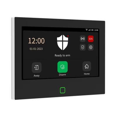 Xtend Home alarmový set, jednotka 7", 2x pohyb čidlo, 2x dveřní čidlo, 4x dálkové ovládání, 1x kouř čidlo, Tuya