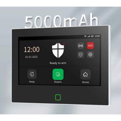 Xtend Home alarmový set, jednotka 7", 2x pohyb čidlo, 2x dveřní čidlo, 4x dálkové ovládání, 1x kouř čidlo, Tuya