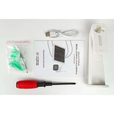 Xtend Home SO100/ Solární kamera/ 1080p/ 4mm/ Wi-Fi/ IP65/ IR až 15m/ Tuya CZ a SK