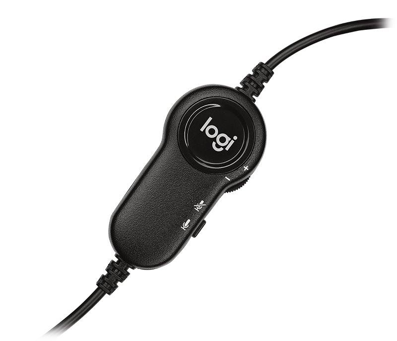 POŠKOZENÝ OBAL - Logitech Headset Stereo H151/ drátová sluchátka + mikrofon/ 3,5 mm jack/ černá