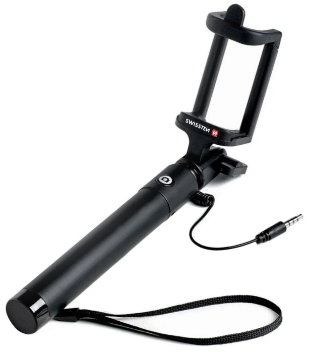 Swissten wired selfie stick