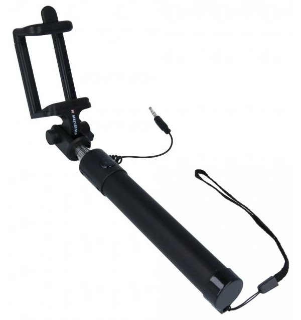 Swissten wired selfie stick