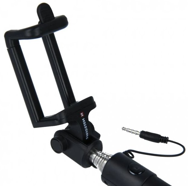 Swissten wired selfie stick