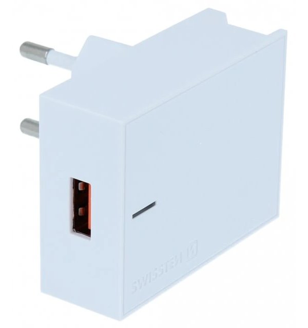 Swissten síťový adaptér pro huawei super charge 22,5w bílý
