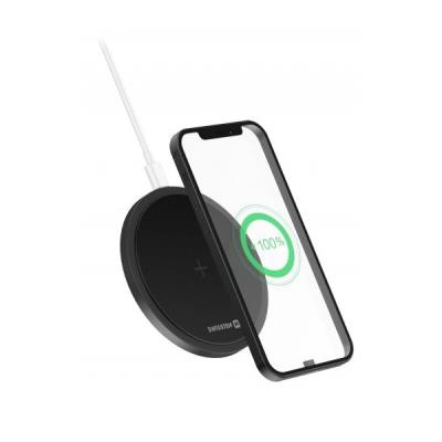 Swissten wireless nabíječka 15w černá