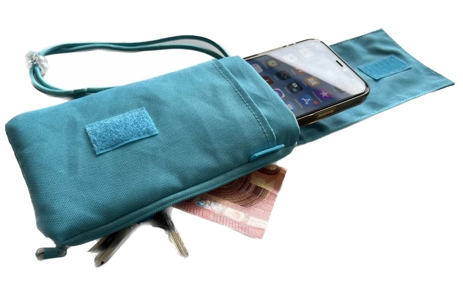 Swissten pouzdro pocket 6,8" modré