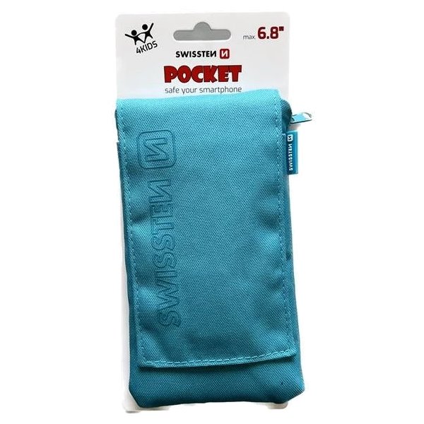 Swissten pouzdro pocket 6,8" modré
