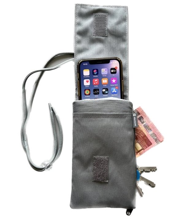 Swissten pouzdro pocket 6,8" šedé