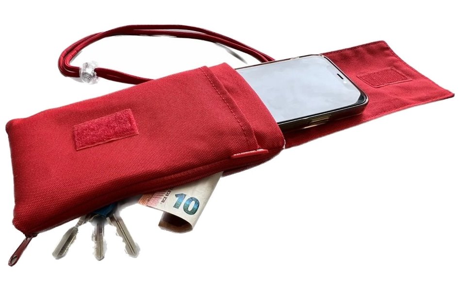 Swissten pouzdro pocket 6,8" červené