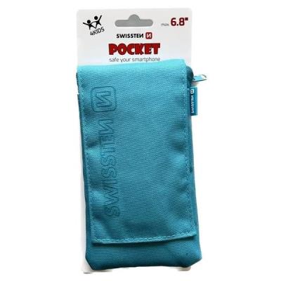 Swissten pouzdro pocket 6,8" modré