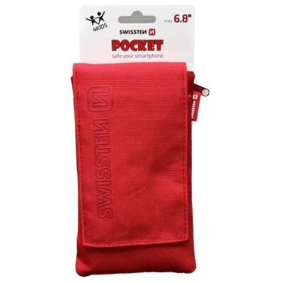 Swissten pouzdro pocket 6,8" červené