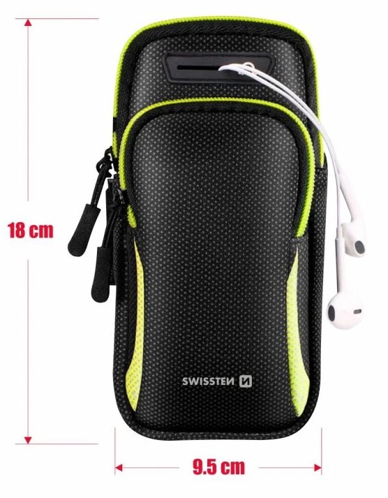 Swissten pouzdro armbag case černé