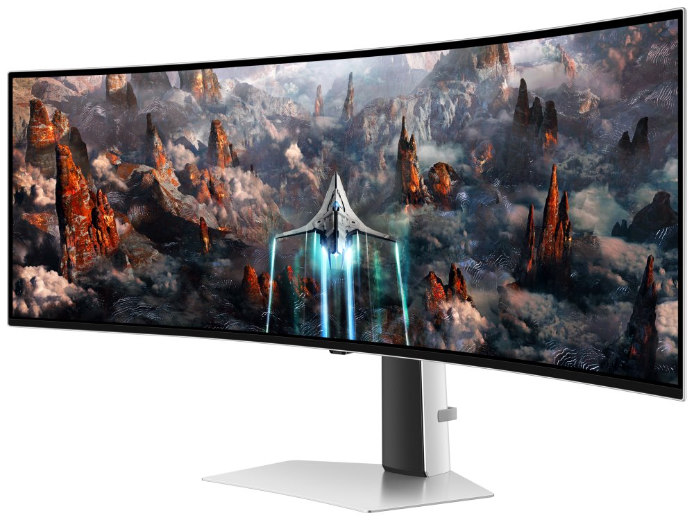 OPRAVENÉ - POŠKOZENÝ OBAL - Samsung Odyssey OLED G9 49" / Prohnutý / DQHD 5120x1440 / 32:9 / OLED / 240Hz / 0,03ms / HDM...