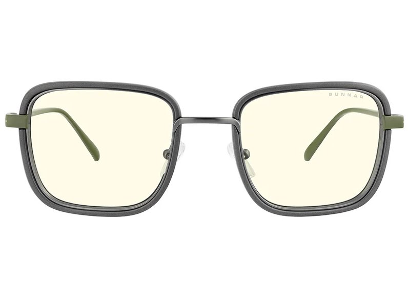 GUNNAR kancelářske/herní brýle FALLOUT VAULT 33 /GUNMETAL-OLIVE / * čirá skla * BLF 35 * GUNNAR focus