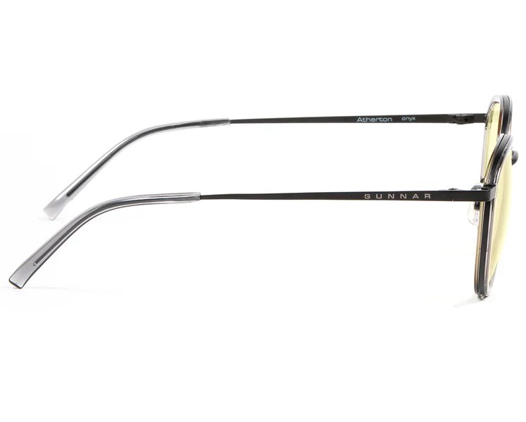 GUNNAR kancelářske/herní brýle ATHERTON /ONYX / * jantárová skla * BLF 65 * GUNNAR focus