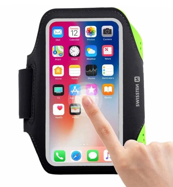 Swissten pouzdro armband case vel. 6,0" černé