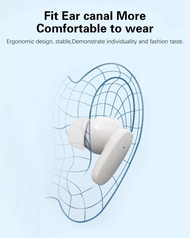 Swissten bluetooth TWS sluchátka Sonic - bílá