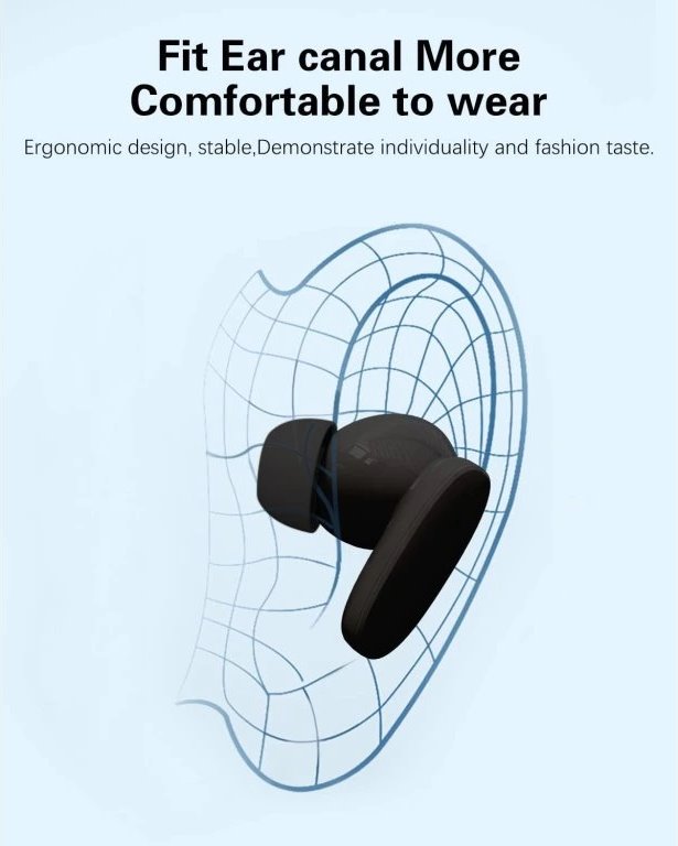 Swissten bluetooth TWS sluchátka Sonic - černá