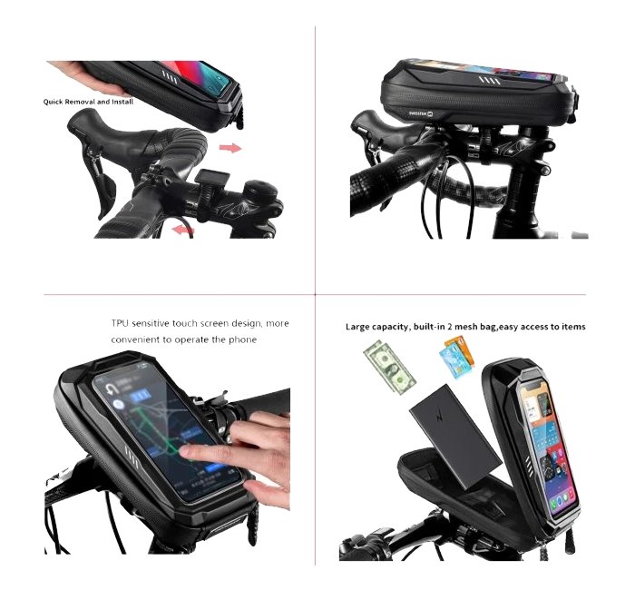 Swissten vodotěsné pouzdro na koloč. 4