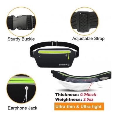 Swissten pouzdrowaist bag černé