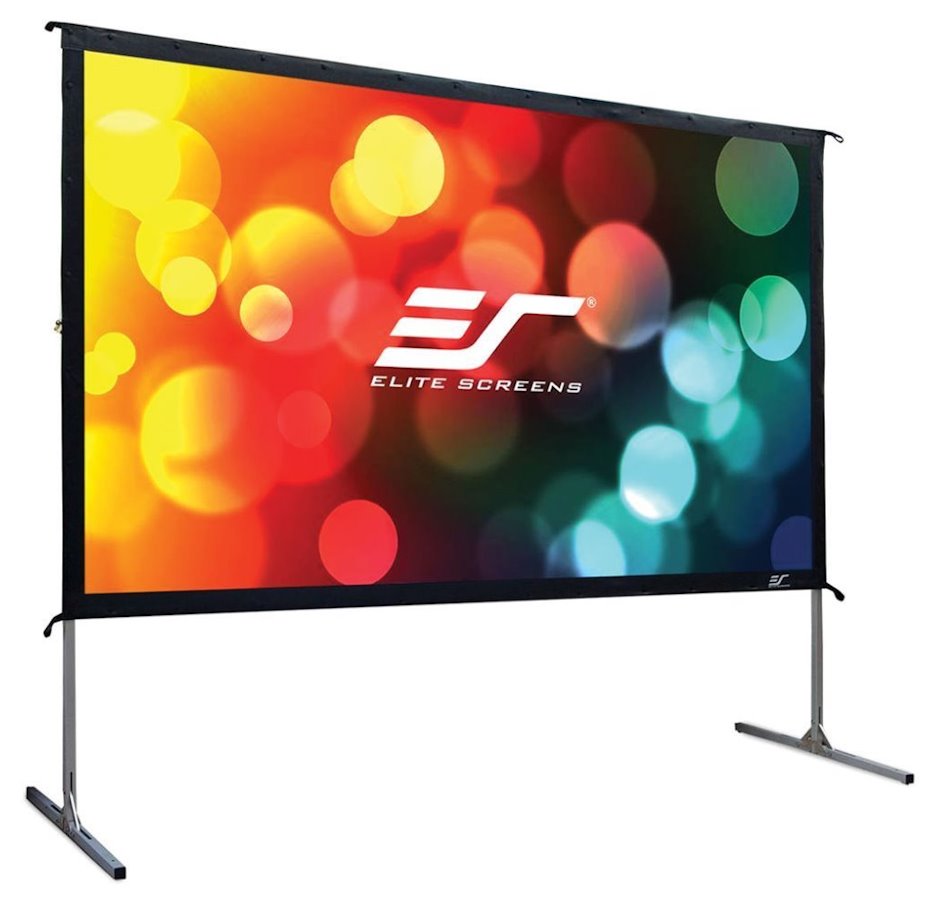 ELITE SCREENS plátno mobilní outdoor stativ 150" (381cm)/ 16:9/ 186,9×332cm/ hliníkový/ přední a zadní projekce