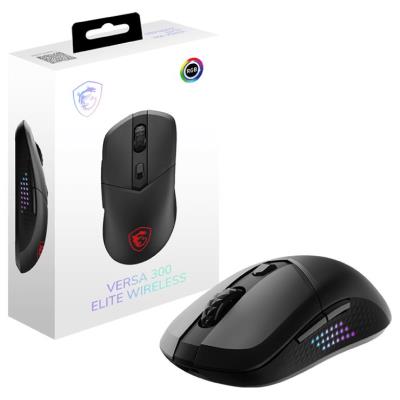 MSI herní myš VERSA 300 Elite Wireless/ bezdrátová/ 26.000 dpi/ 2,4GHz/ BT5.3/ USB/ RGB podsvícení/ 6 tlačítek