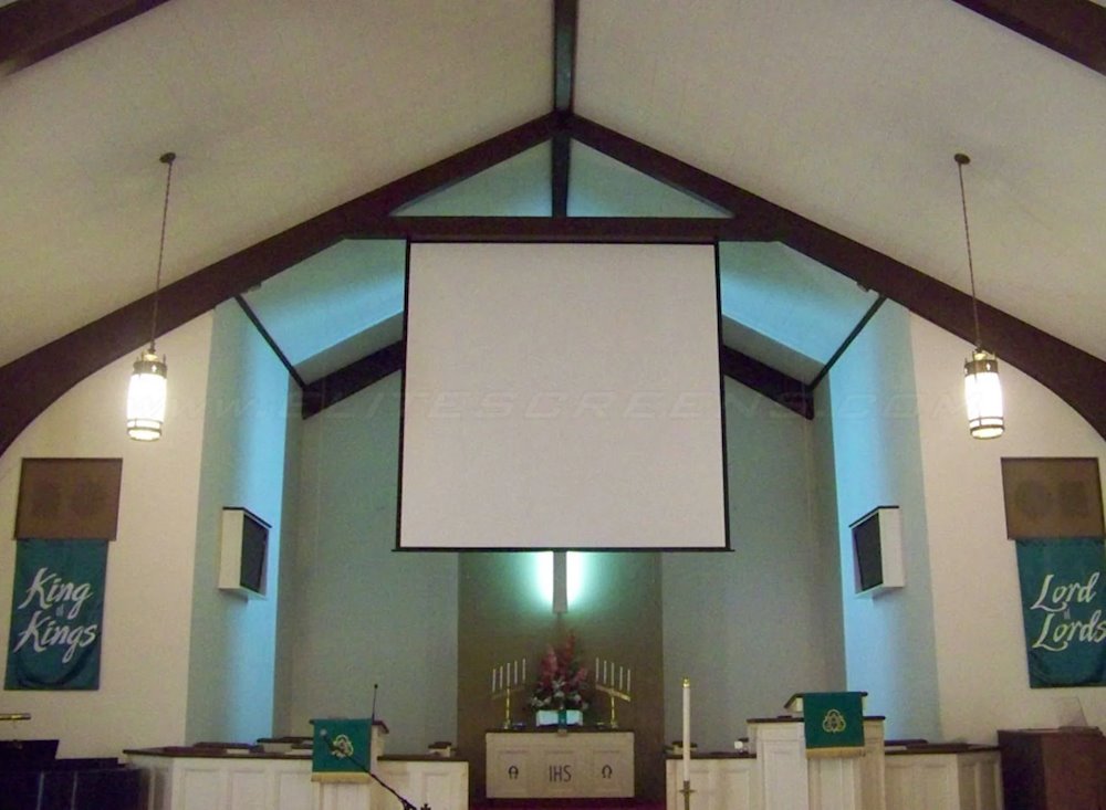 ELITE SCREENS plátno elektrické motorové 99" (251,5cm)/ 1:1/ 177,8×177,8cm/ gain 1.1/ case bílý