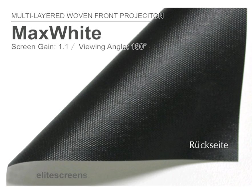 ELITE SCREENS plátno elektrické motorové 99" (251,5cm)/ 1:1/ 177,8×177,8cm/ gain 1.1/ case bílý