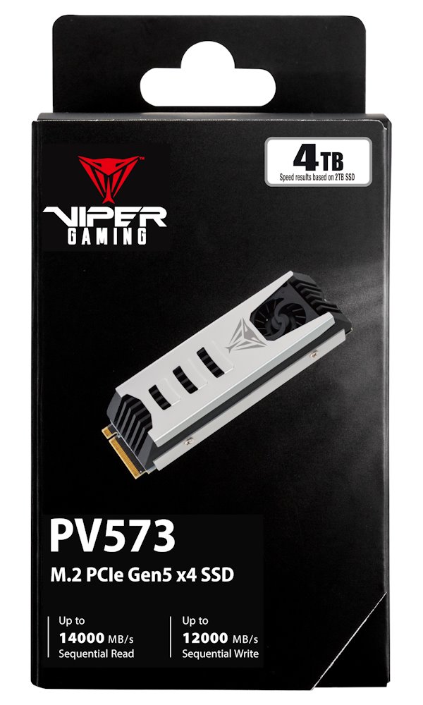 PATRIOT VIPER PV573 4TB SSD / Interní / M.2 PCIe Gen5 x4 NVMe / 2280 /